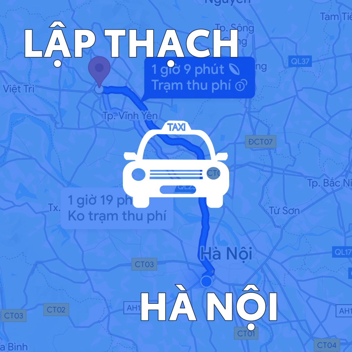 Giá xe ghép hà nội vĩnh phúc